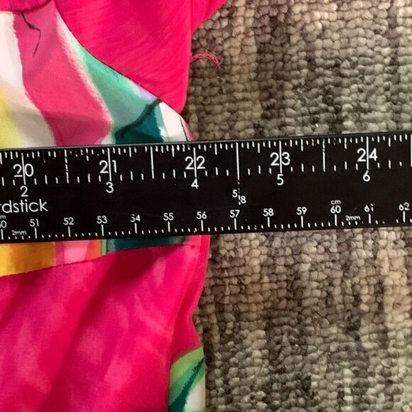 VTG Victoria Morgan Sport Women’s Size Small Spirit Jacket Pink Floral V Neck - Picture 4 of 6